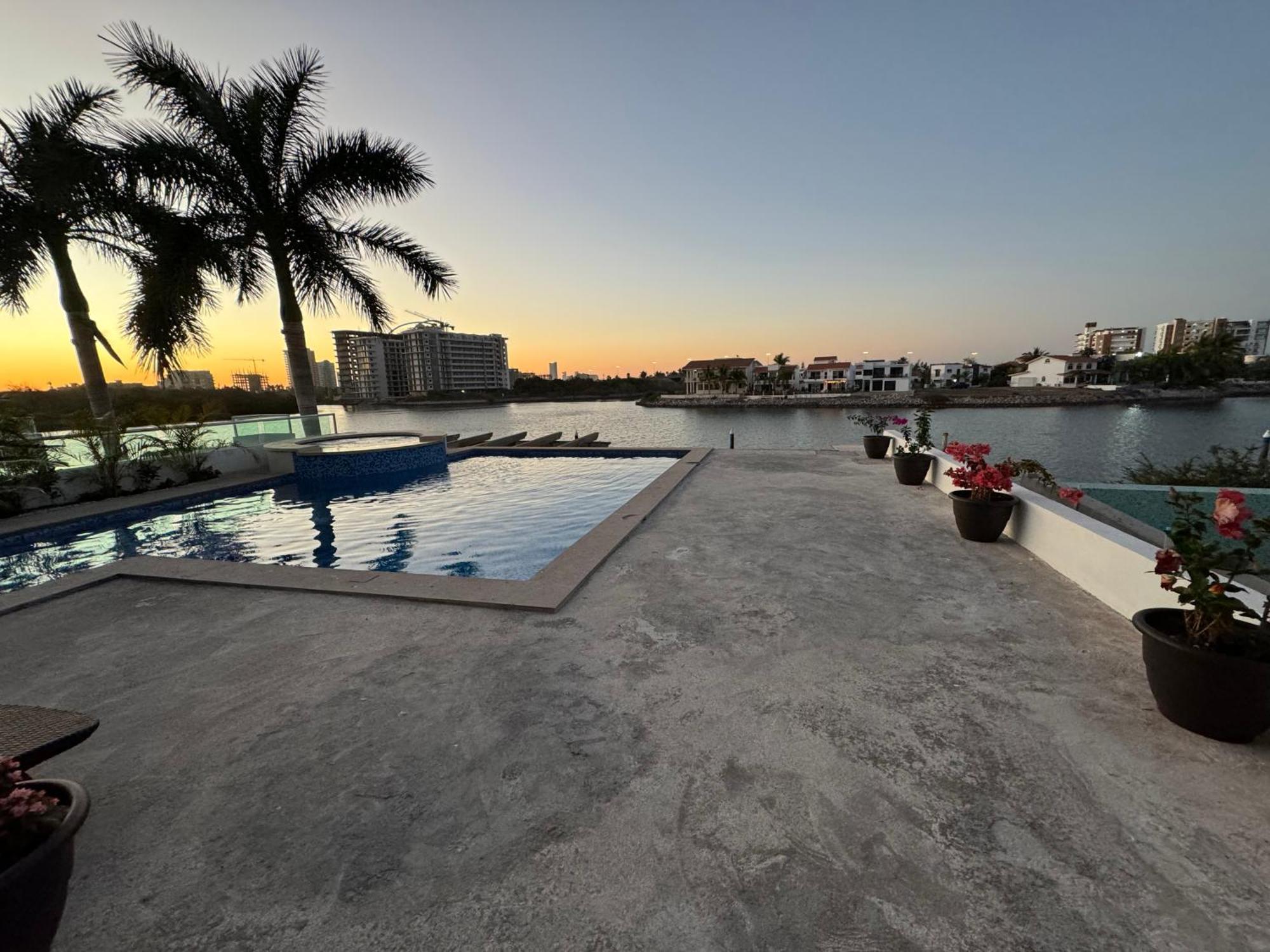 Villa Casa Isla Marina Vista Al Mar 20 Personas Mazatlán Exterior foto